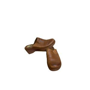 Gelron 2000 Earth Shoe Slip on shoes cottage core BROWN LEATHER size 8 women
